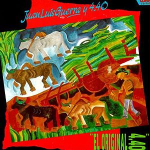 Portada del álbum Soplando de Juan Luis Guerra