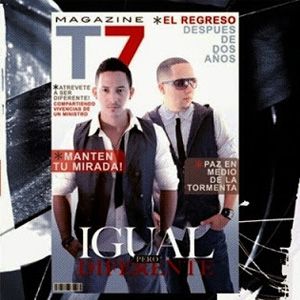 Portada de Igual Pero Diferente de Triple Seven