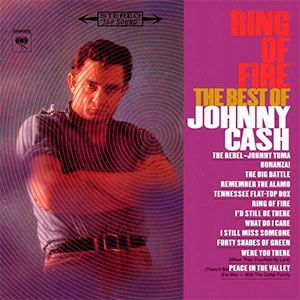 Portada de Ring of Fire The Best of Johnny Cash de Johnny Cash