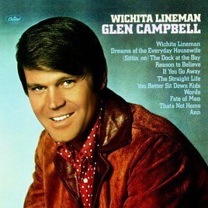 Portada de Wichita Lineman de Glen Campbell
